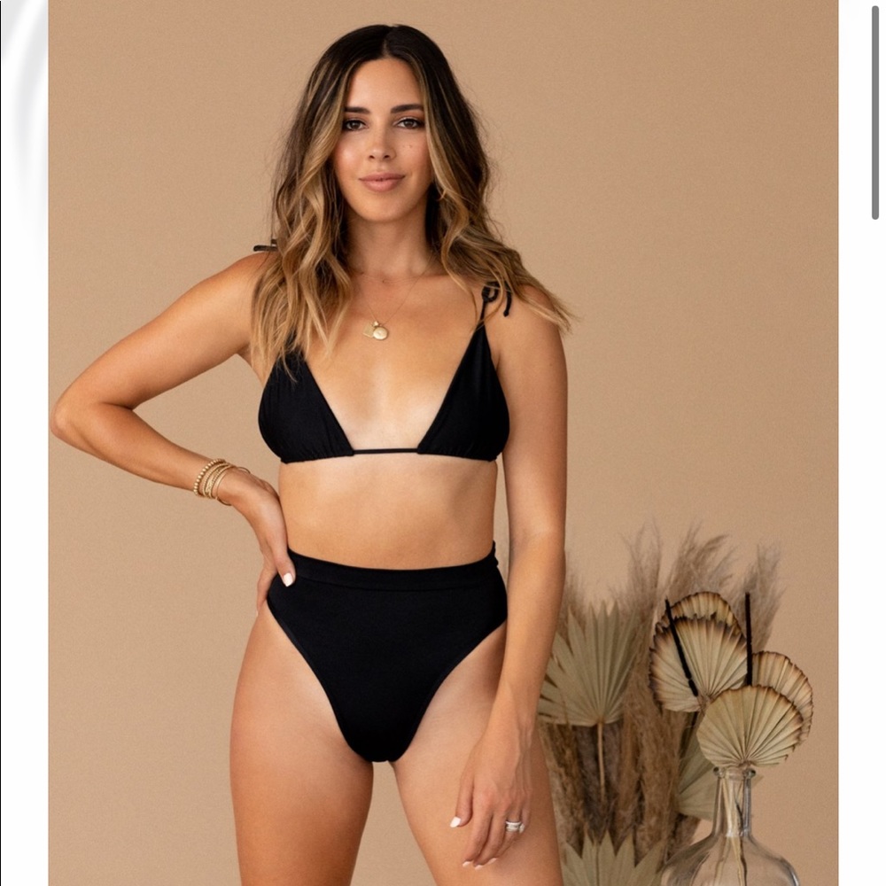 BLACK MYKONOS TAN LINES BY SIVAN AYALA BIKINI